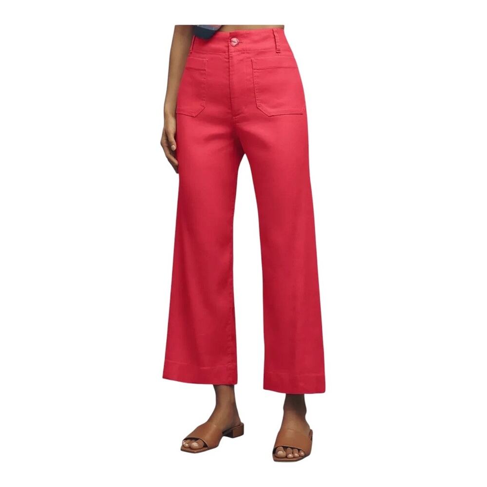 Anthropologie Maeve Colette Geranium Pants Women 22 NWT